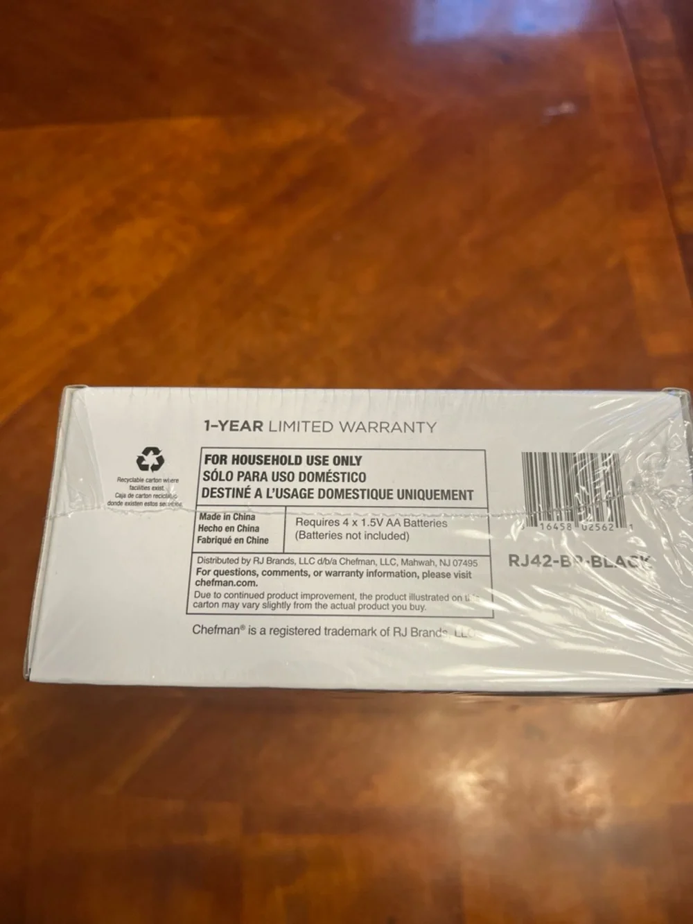 NIB Chefman Electric Wine Opener & Foil Cutter - Stainless Steel